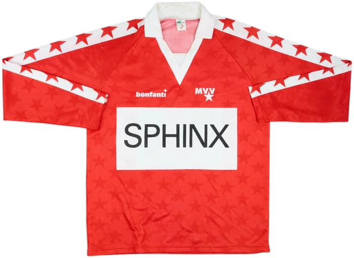1991-92 MVV Maastricht Match Issue Home L/S Shirt #3