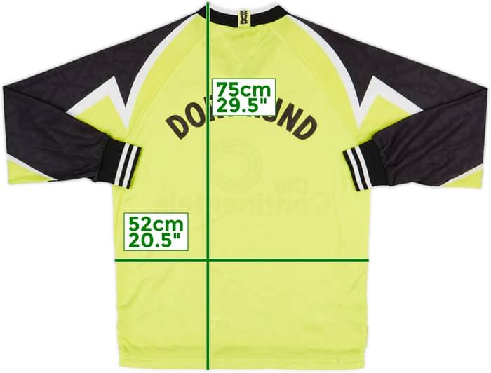 1995-96 Borussia Dortmund Home L/S Shirt - 6/10 - (M)