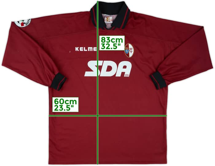 1997-98 Torino Match Issue Home L/S Shirt #20