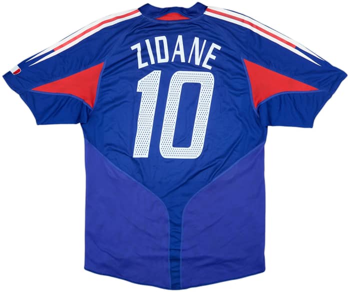2004-06 France Home Shirt Zidane #10 - 4/10 - (L)