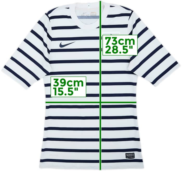 2011-12 France Authentic Away Shirt - 8/10 - (S)