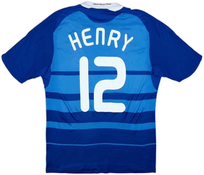 2008-09 France Home Shirt Henry #12 - 5/10 - (L)