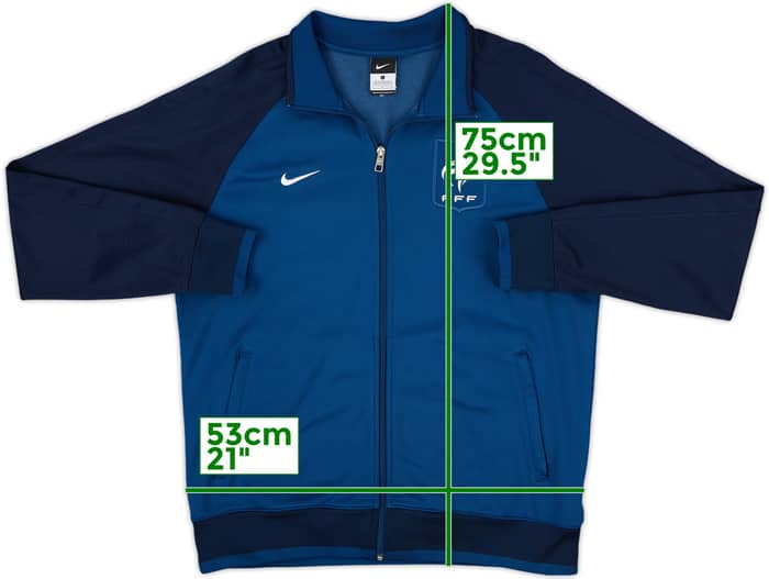 2012-13 France Nike Track Jacket - 8/10 - (L)