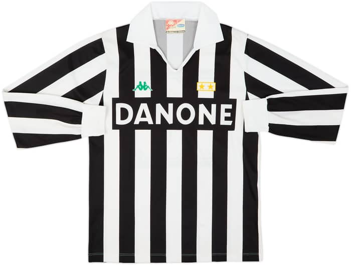 1992-94 Juventus Basic Home L/S Shirt #10 - 8/10 - (S)