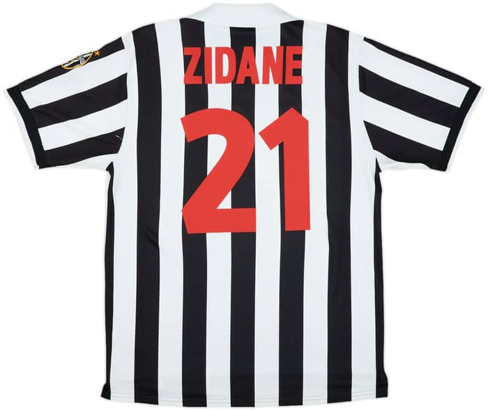 1998-99 Juventus Home Shirt Zidane #21 - 9/10 - (L)