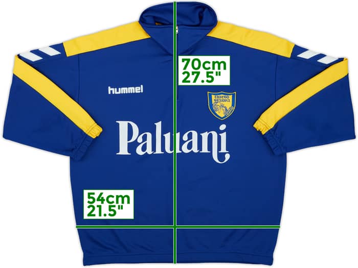 1999-00 Chievo Verona Hummel 1/4 Zip Sweat Top - 8/10 - (S)