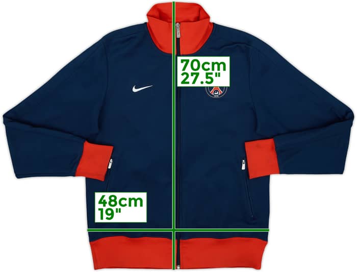 2012-13 Paris Saint-Germain Nike N98 Track Jacket - 8/10 - (M)