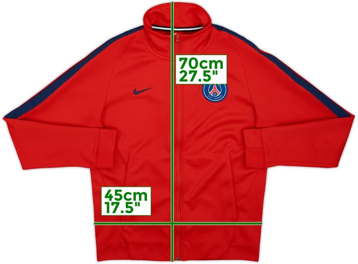 2017-18 Paris Saint-Germain Nike Track Jacket - 7/10 - (S)