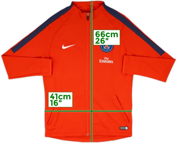 2017-18 Paris Saint-Germain Nike Track Jacket - 9/10 - (M)