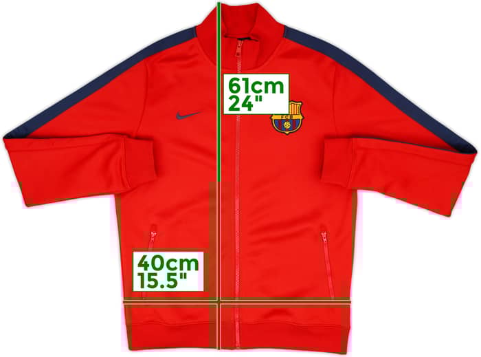 2014-15 Barcelona Nike Track Jacket - 9/10 - (M)