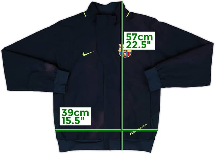 2007-08 Barcelona Nike Track Jacket - 9/10 - (S)