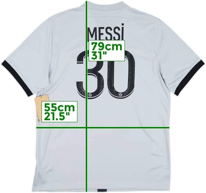 2022-23 Paris Saint-Germain Away Shirt Messi #30 (L)