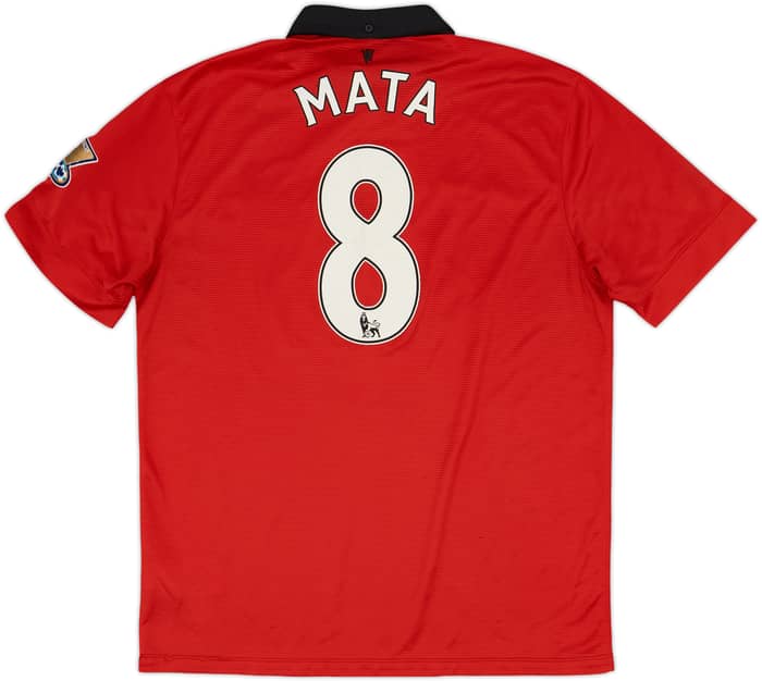 2013-14 Manchester United Home Shirt Mata #8 - 5/10 - (L)