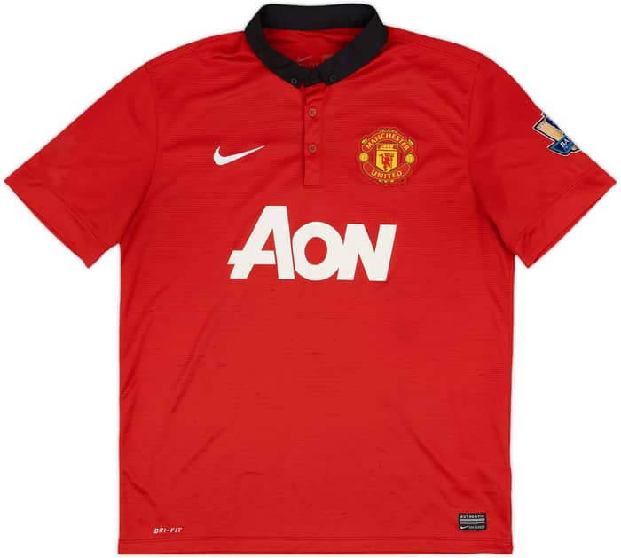 2013-14 Manchester United Home Shirt Mata #8 - 5/10 - (L)