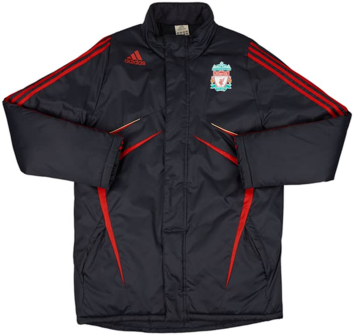 2009-10 Liverpool adidas Padded Bench Coat - 10/10 - (M/L)