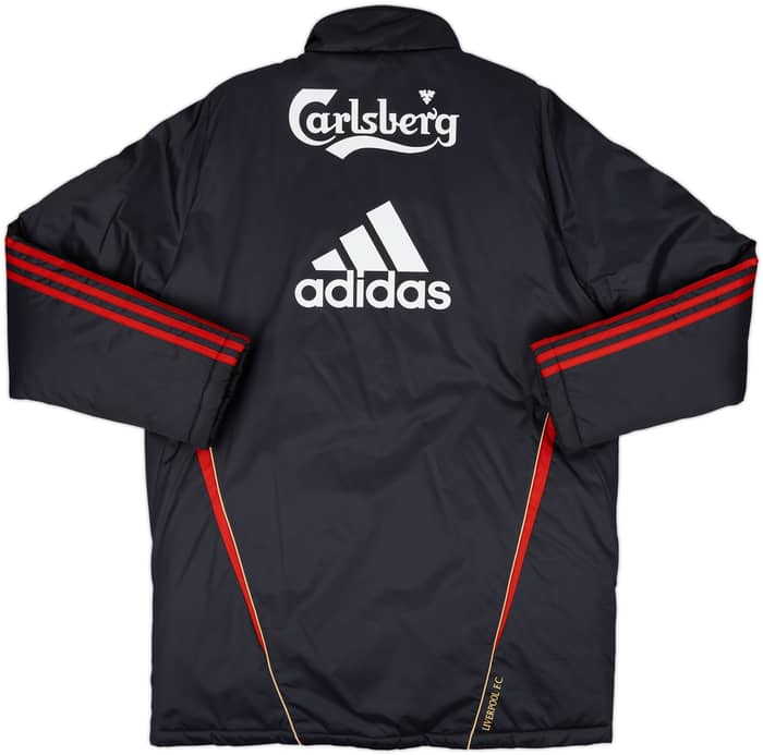 2009-10 Liverpool adidas Padded Bench Coat - 10/10 - (M/L)