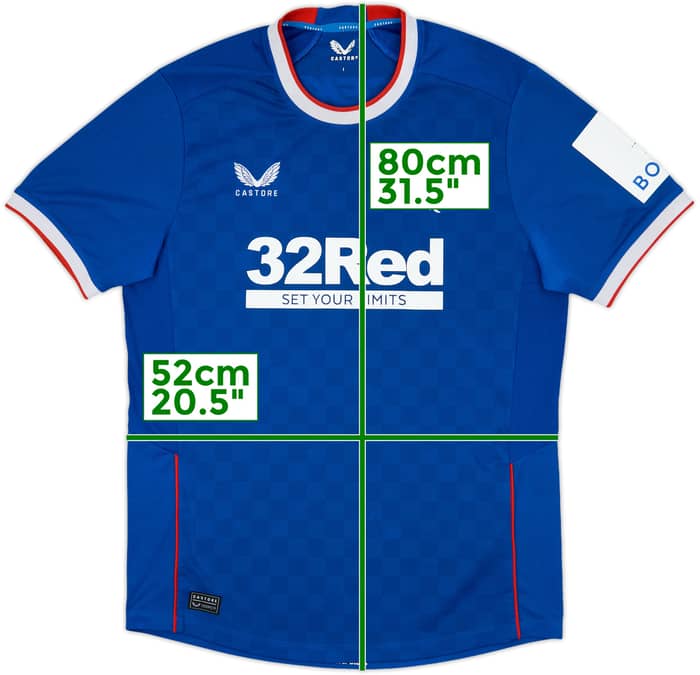 2022-23 Rangers Home Shirt - 6/10 - (L)