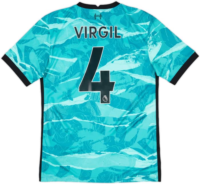 2020-21 Liverpool Away Shirt Virgil #4 - 10/10 - (S)