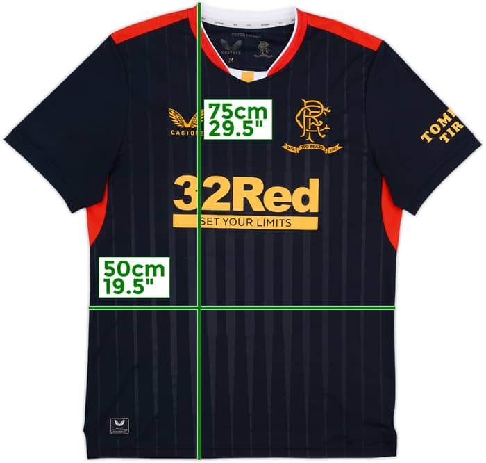 2021-22 Rangers '150 Years Anniversary' Away Shirt - 9/10 - (M)