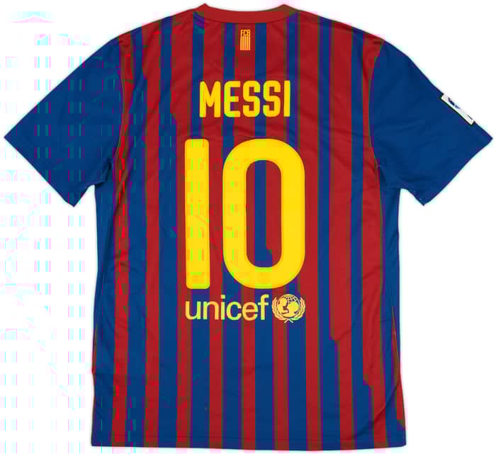 2011-12 Barcelona Home Shirt Messi #10 - 5/10 - (M)