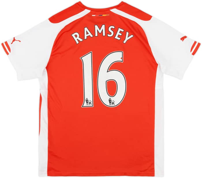 2014-15 Arsenal Home Shirt Ramsey #16 - 5/10 - (M)