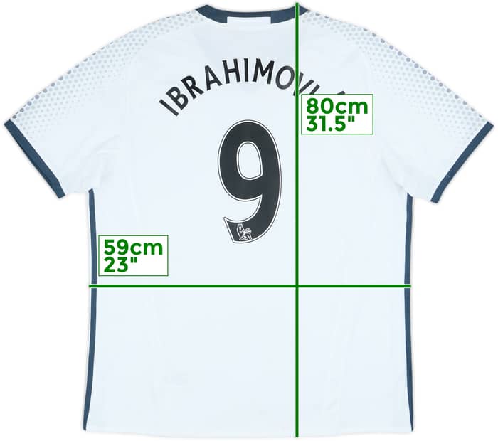 2016-17 Manchester United Third Shirt Ibrahimovic #9 (XL)