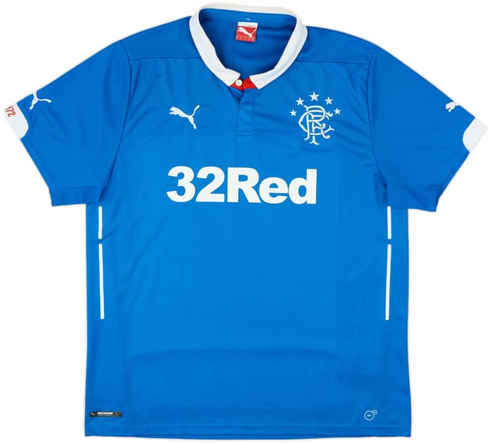 2014-15 Rangers Home Shirt - 8/10 - (XL)
