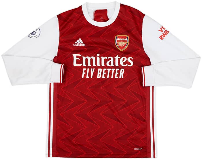 2020-21 Arsenal Home L/S Shirt Willian #12 - 5/10 - (M)