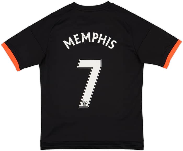 2015-16 Manchester United Third Shirt Memphis #7 - 8/10 - (XL.Boys)