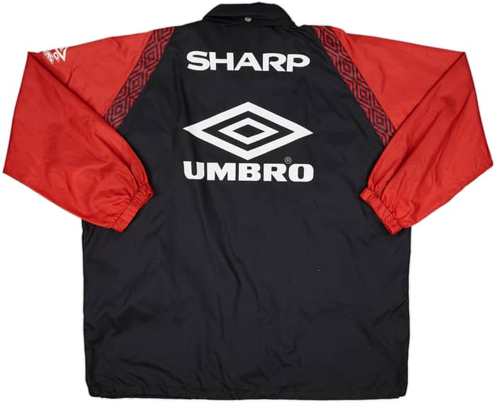1995-96 Manchester United Umbro Hooded Rain Jacket - 7/10 - (XXL)