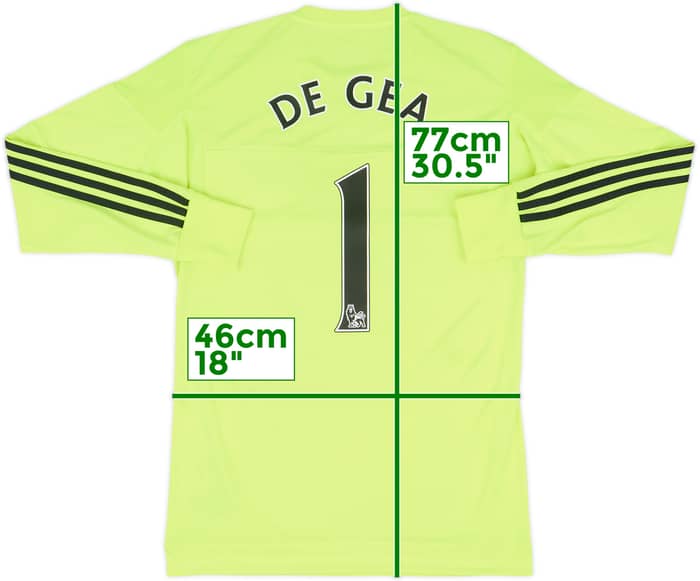 2015-16 Manchester United GK Shirt De Gea #1 - 7/10 - (S)