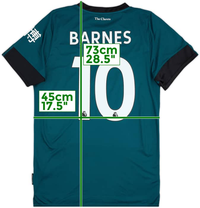 2019-20 Burnley Third Shirt Barnes #10 - 10/10 - (S)