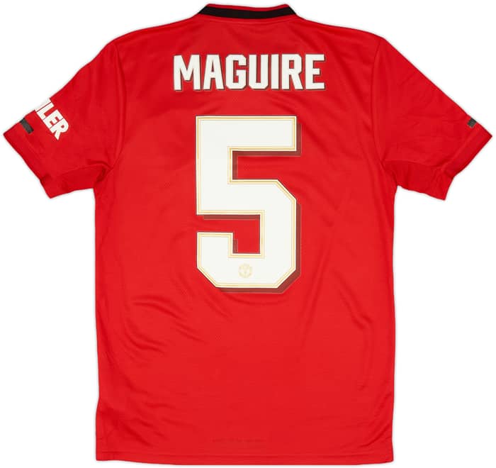 2019-20 Manchester United Home Shirt Maguire #5 - 7/10 - (S)