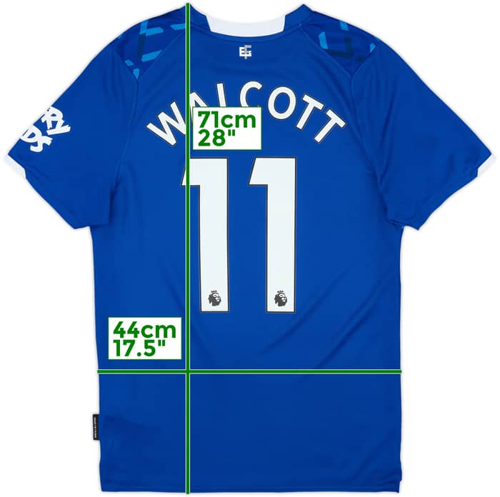 2019-20 Everton Home Shirt Walcott #11 - 9/10 - (S)