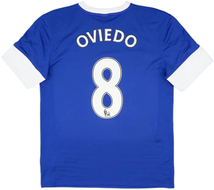 2012-13 Everton Home Shirt Oviedo #8 - 10/10 - (M)