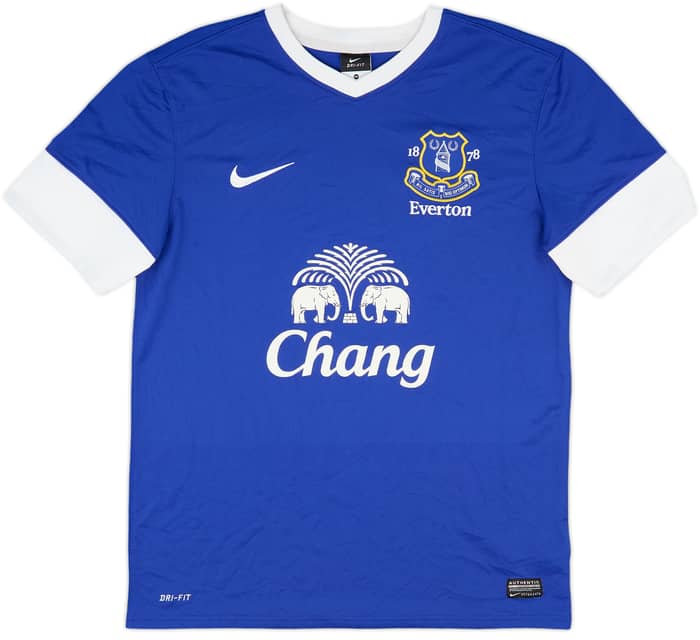 2012-13 Everton Home Shirt Oviedo #8 - 10/10 - (M)