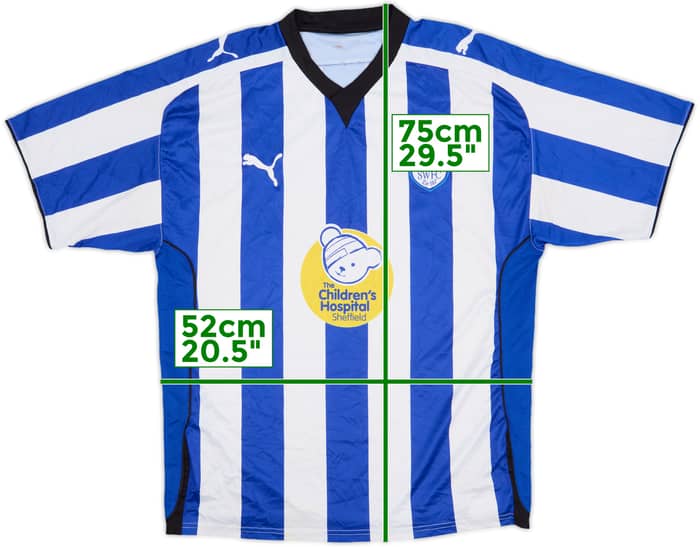 2009-10 Sheffield Wednesday Home Shirt - 8/10 - (L)