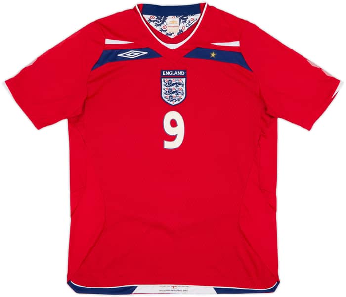 2008-10 England Away Shirt Rooney #9 - 6/10 - (L)