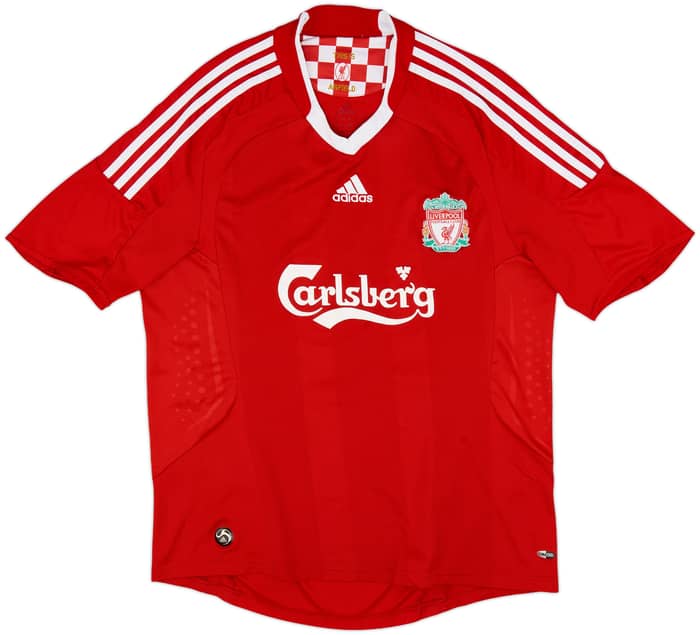 2008-10 Liverpool Home Shirt Gerrard #8 - 6/10 - (L)