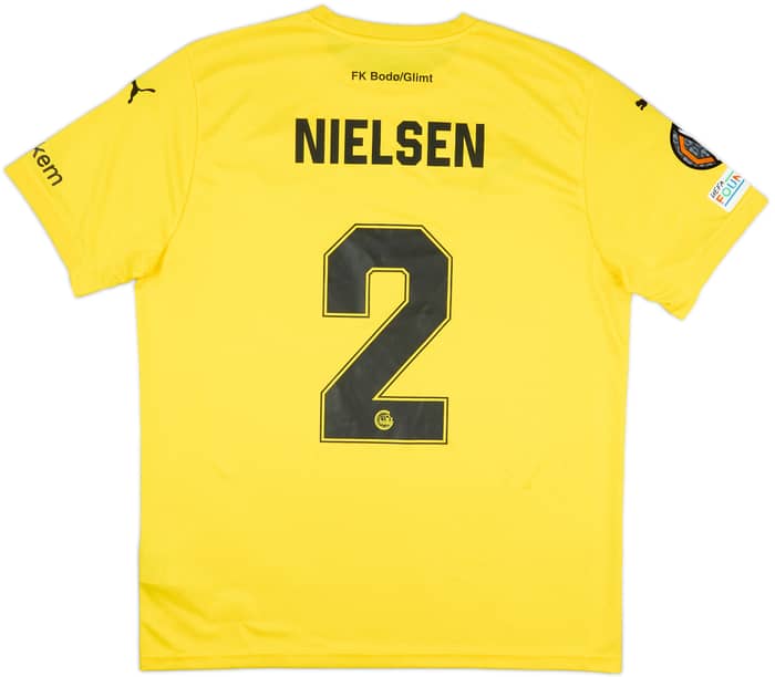 2024-25 Bodo/Glimt Match Issue Europa League Home Shirt Nielsen #2