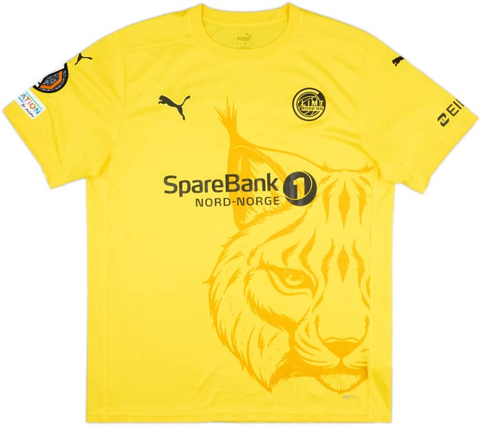 2024-25 Bodo/Glimt Match Issue Europa League Home Shirt Nielsen #2