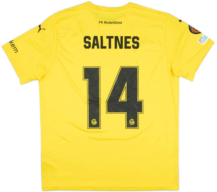2024-25 Bodo/Glimt Match Issue Europa League Home Shirt Saltnes #14