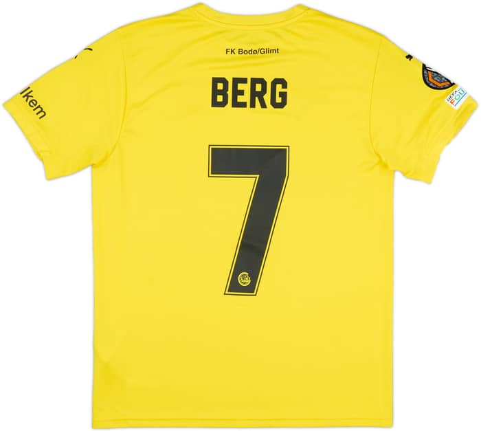2024-25 Bodo/Glimt Match Issue Europa League Home Shirt Berg #7