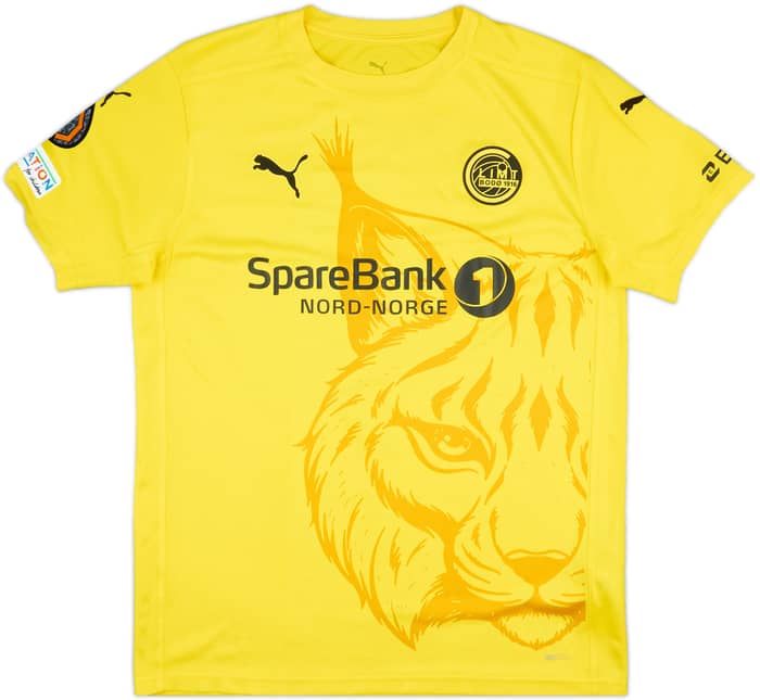 2024-25 Bodo/Glimt Match Issue Europa League Home Shirt Berg #7