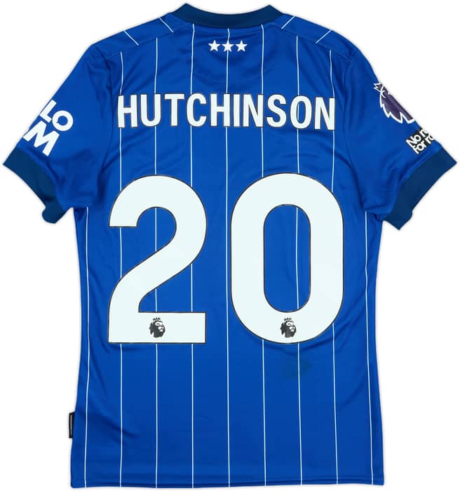 2024-25 Ipswich Match Issue Home Shirt Hutchinson #20