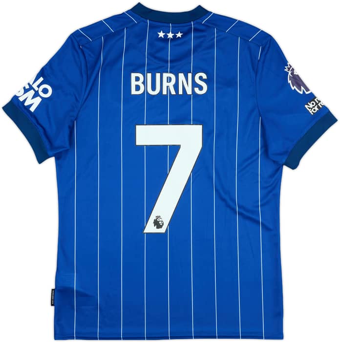 2024-25 Ipswich Match Issue Home Shirt Burns #7