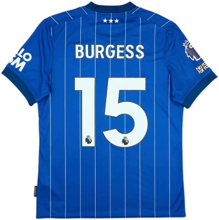 2024-25 Ipswich Match Issue Home Shirt Burgess #15