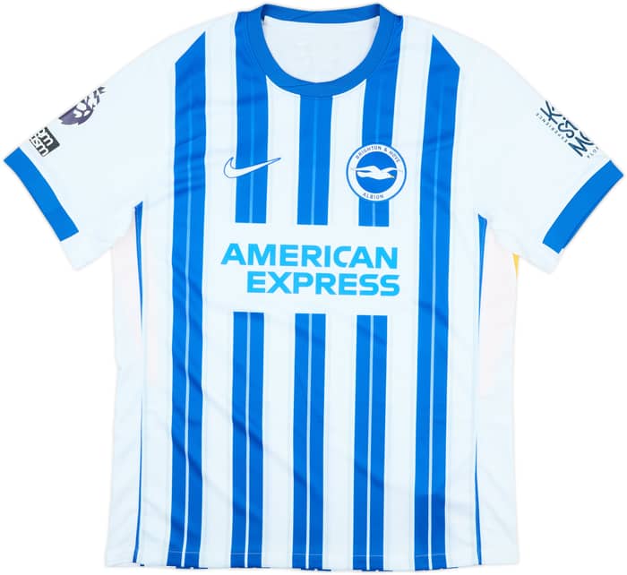 2024-25 Brighton Match Issue Home Shirt Baleba #20