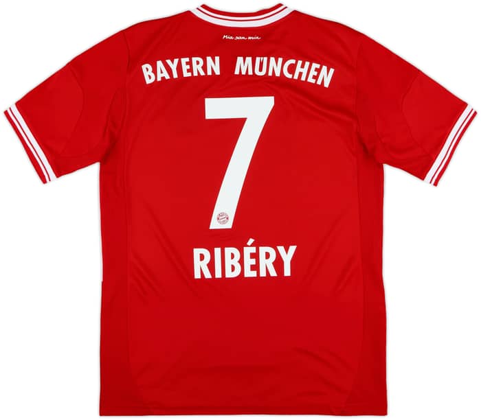 2013-14 Bayern Munich Home Shirt Ribery #7 - 9/10 - (XL.Boys)