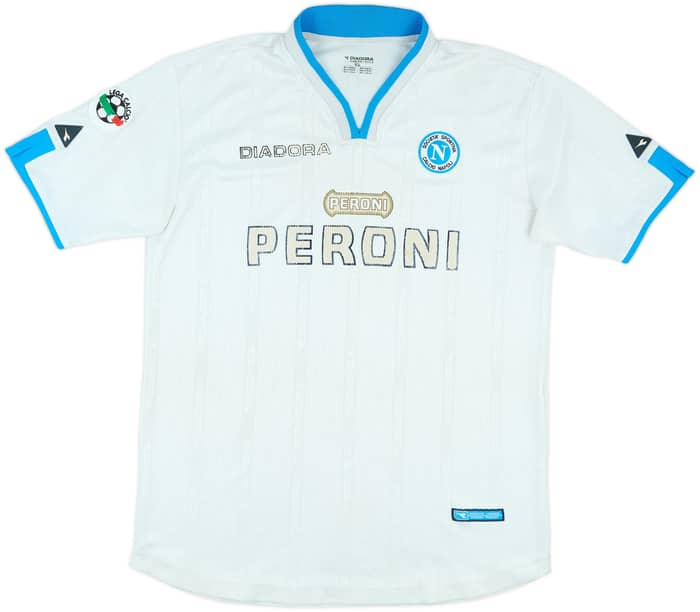2001-02 Napoli Match Issue Away Shirt Stellone #9